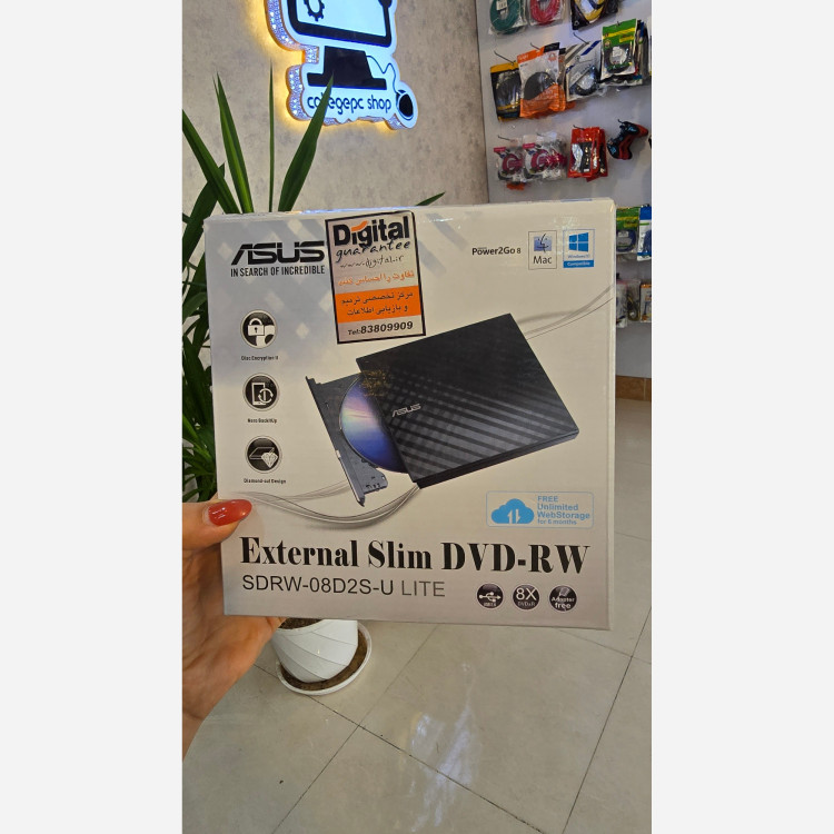 DVD رایتر اکسترنال برند ASUS