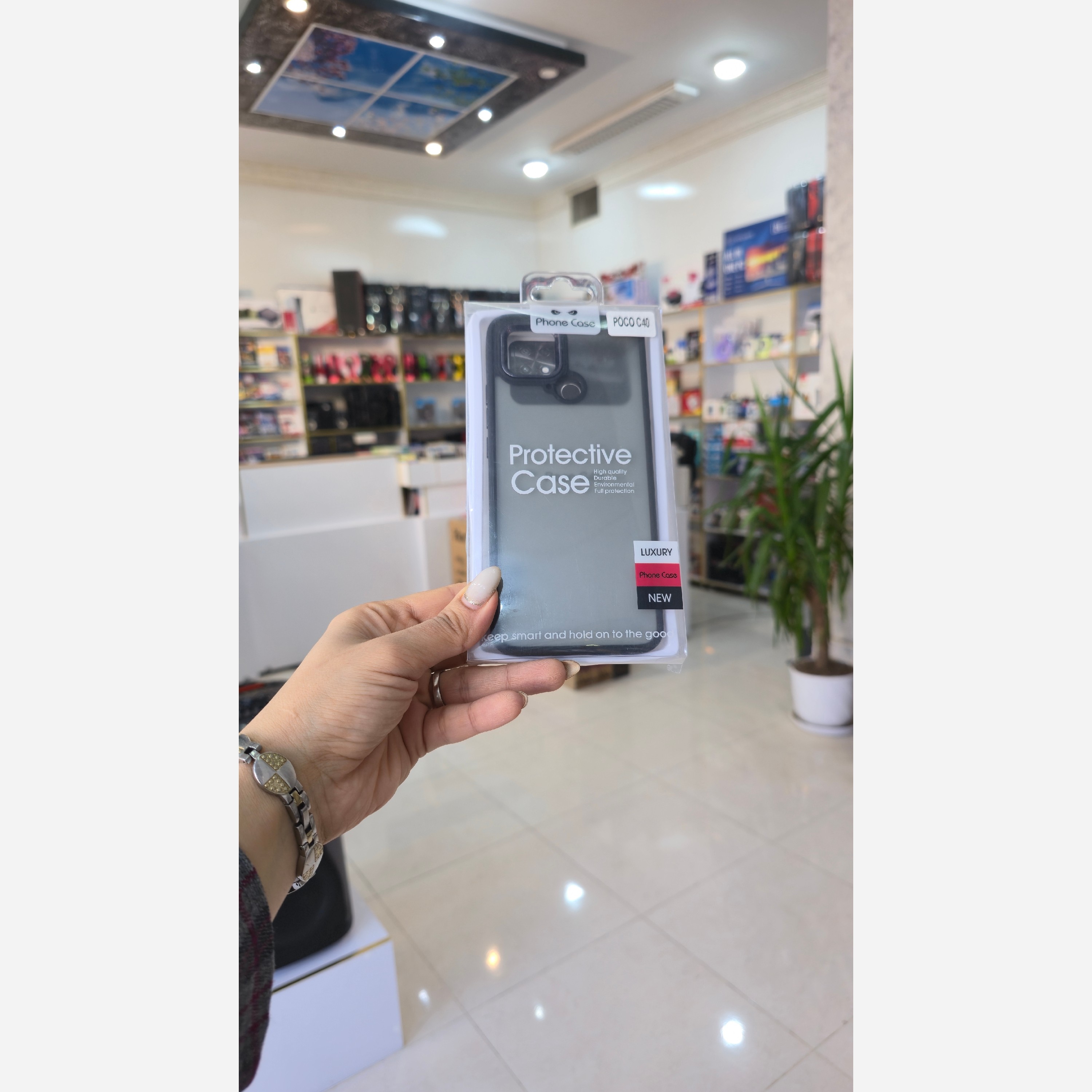 گارد گوشی POCO C40/RM10C پشت مات