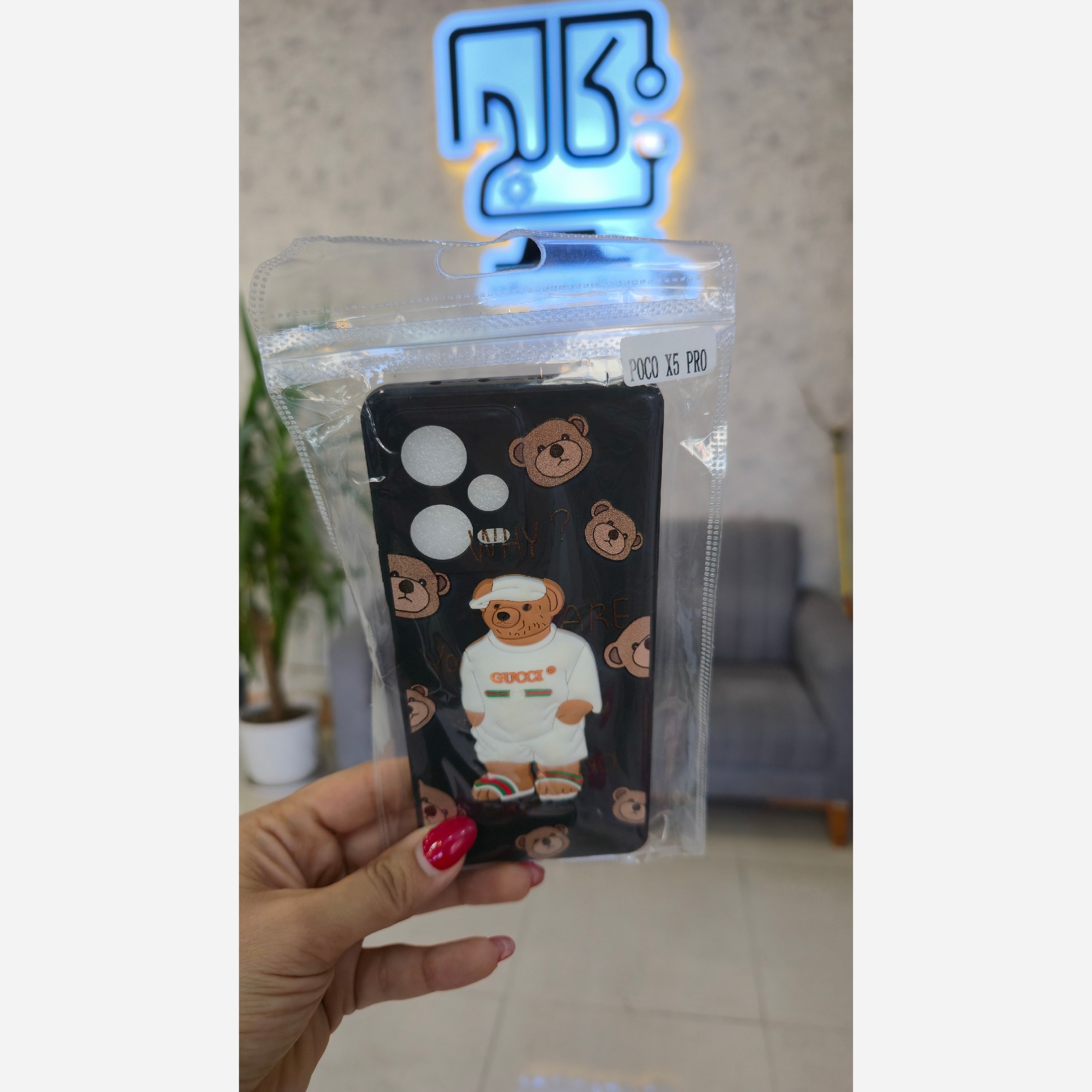 گارد Poco x5 pro طرح تدی