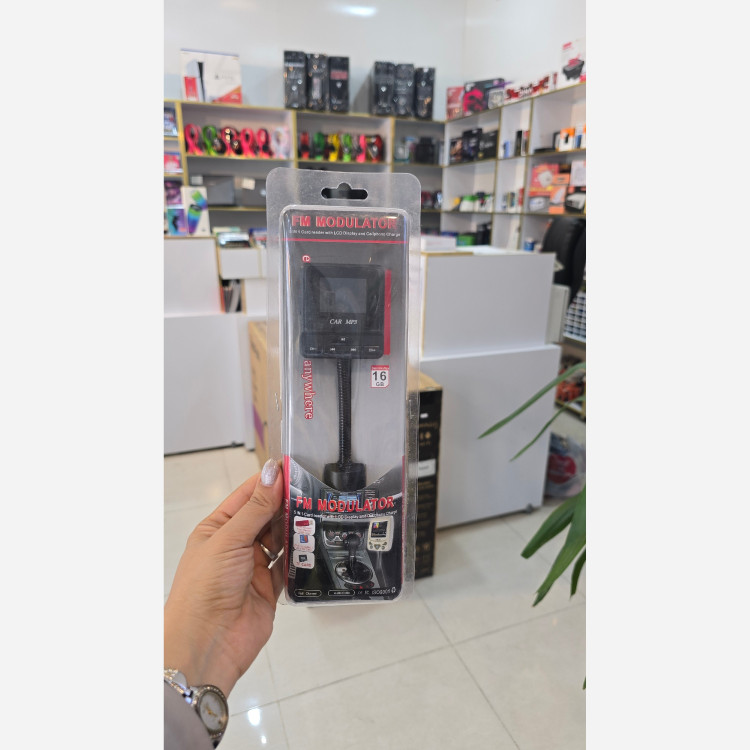 اف ام پلیرMODULATOR مدل ایستاده مشکی با صفحه نمایش LED