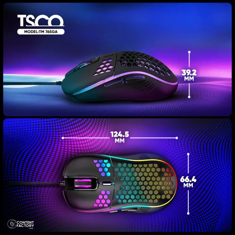 ماوس گیمینگ تسکو TM 765GA باسیم