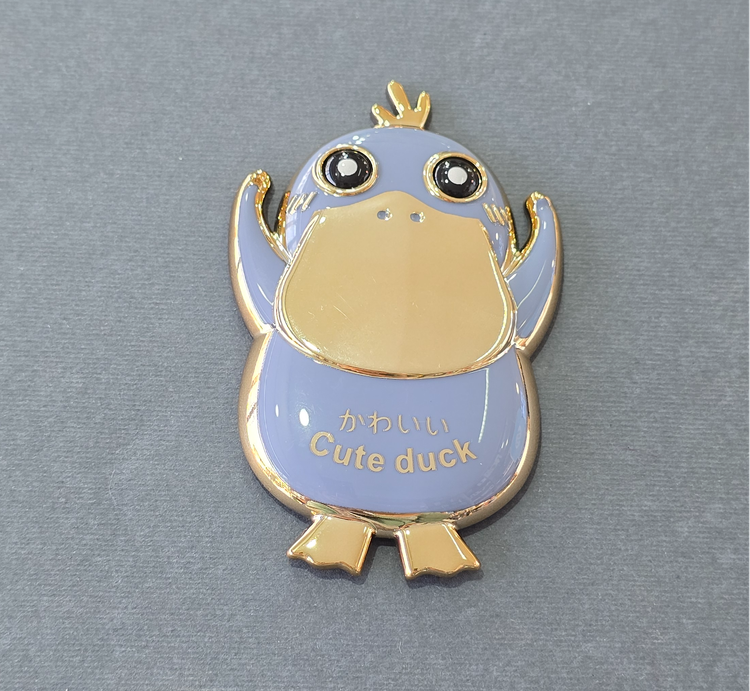 پاپ سوکت cute duck عروسکی دورطلایی تکیه گاه مناسب برای موبایل