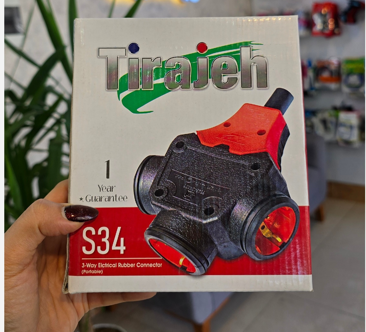 سه راهی صنعتی کرال تیراژه مدل S34 با حداکثر توان 3600 وات