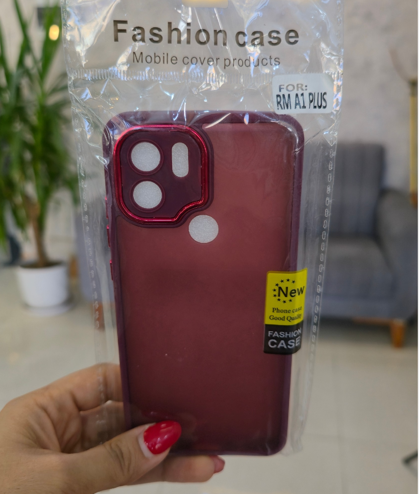 گارد شیائومی RM A1 plus برند Fashion case پشت مات