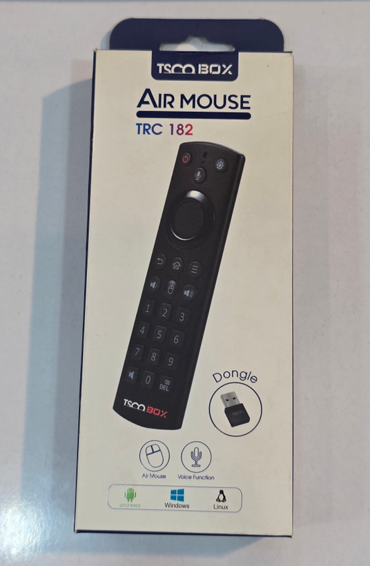 ریموت کنترل AIR MOUSE برند TSCO مدل TRC 182 سازگار با ویندوز لینوکس اندروید و مک