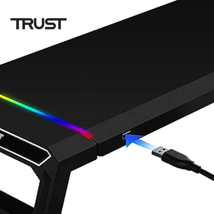 پایه نگهدارنده مانیتور تراست مدل TDESK دارای RGB